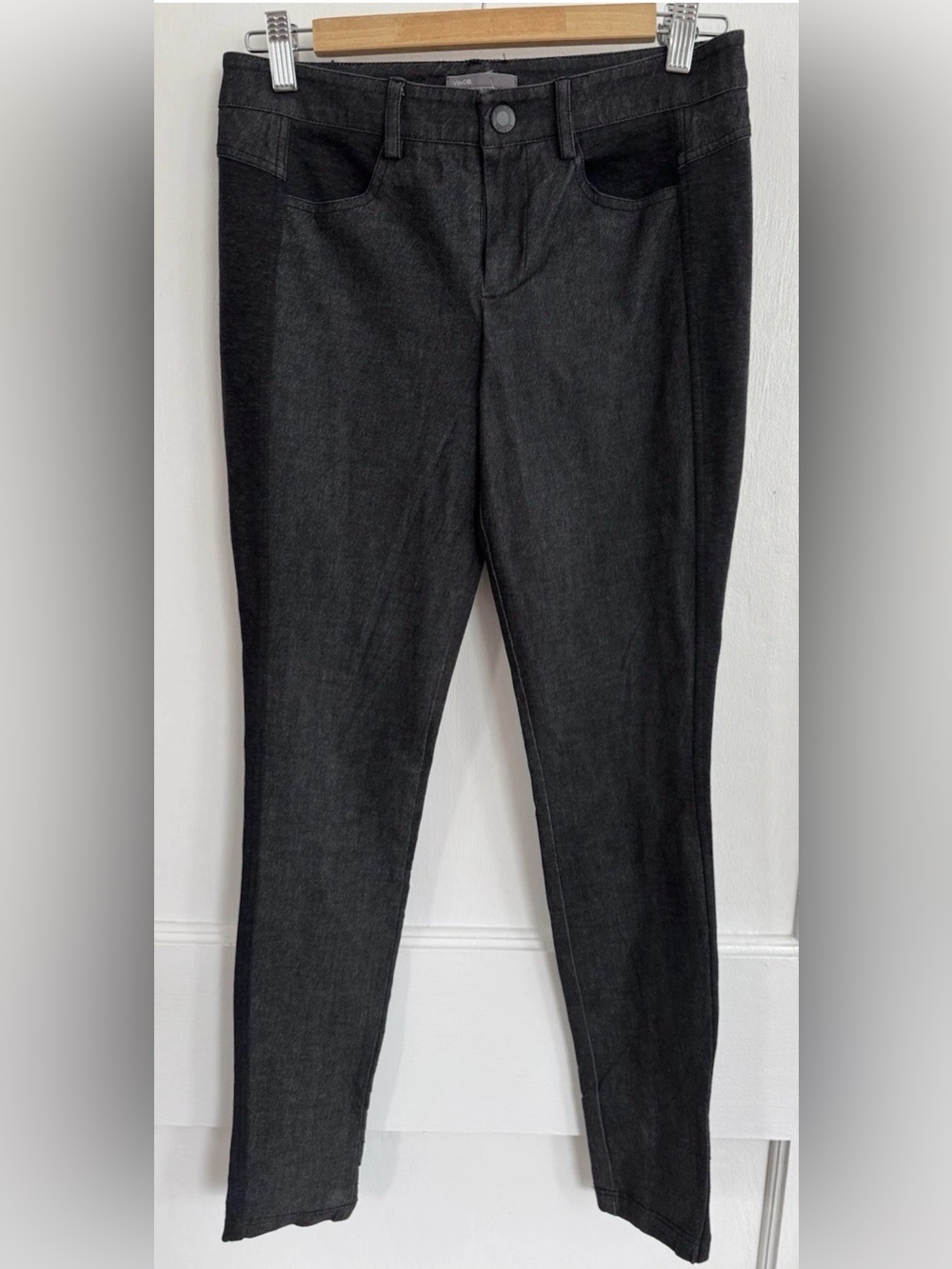 Vince Charcoal Gray Jean Leggings Size 4